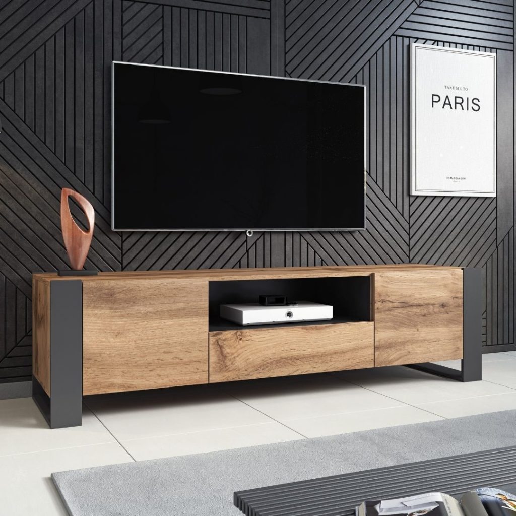 Wood Έπιπλο Τηλεόρασης